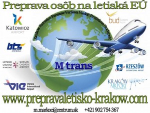 0902 754 367 EXPRES preprava na letisko KRAKOW